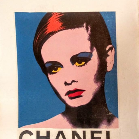 Fairchild Paris Wall Decor Chanel Twiggy Ap Print Signed Fairchild